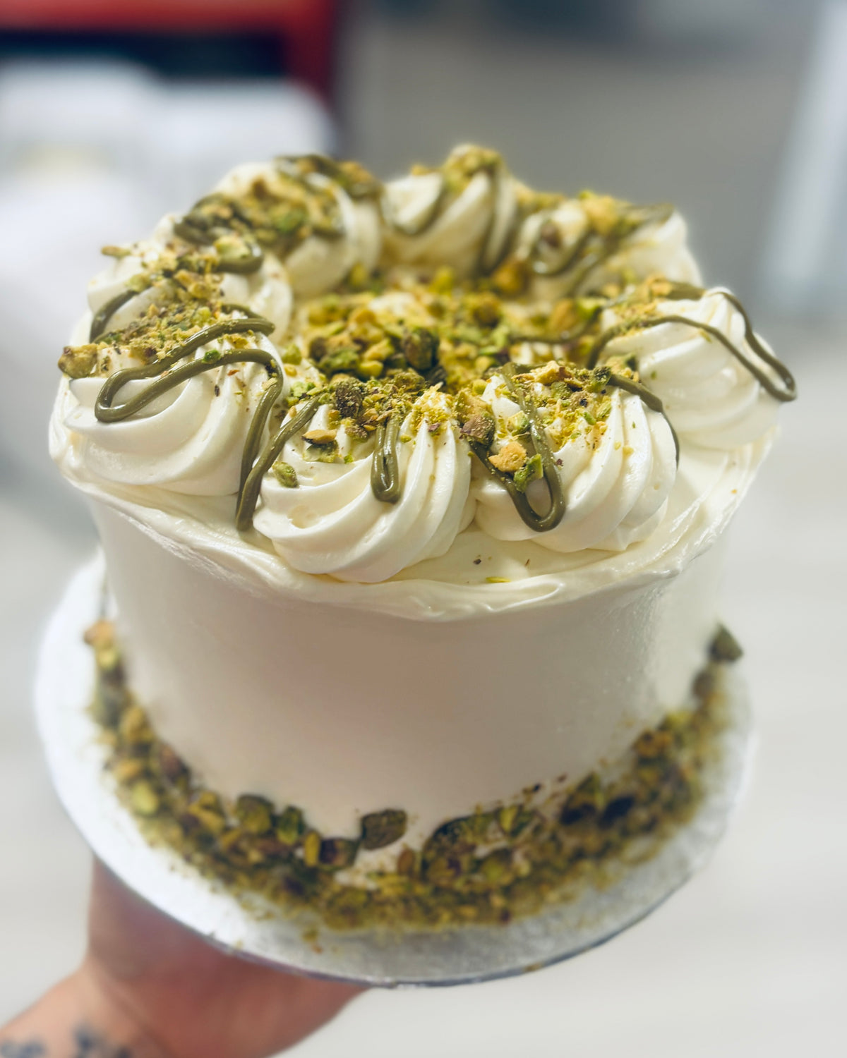 Gâteau gourmand - Pistache